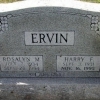 Harry F and Roslyn Ervin